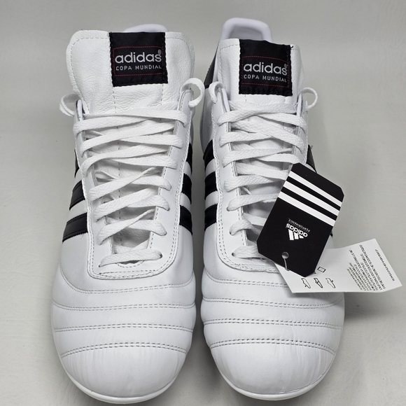 Adidas Copa Mundial Men\'s Leather Soccer Cleats White Black Size 13 ID4050 New main image 3